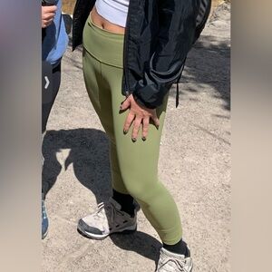 Lululemom olive green leggings